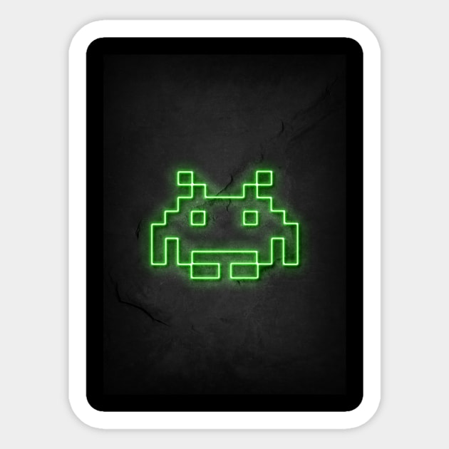 Space Invaders Sticker by Durro